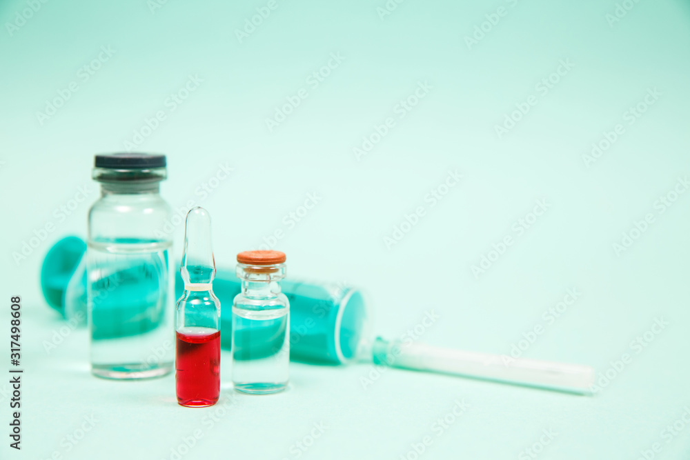 Medical Vaccine vial hypodermic injection treatment disease care Medical Vaccine vial hypodermic injection treatment disease care