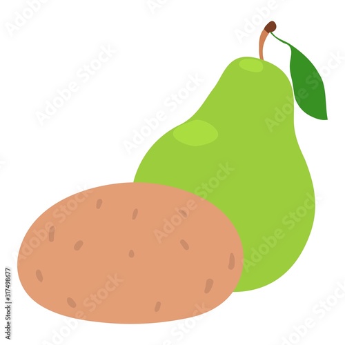 Crop yield icon. Isometric illustration of crop yield vector icon for web