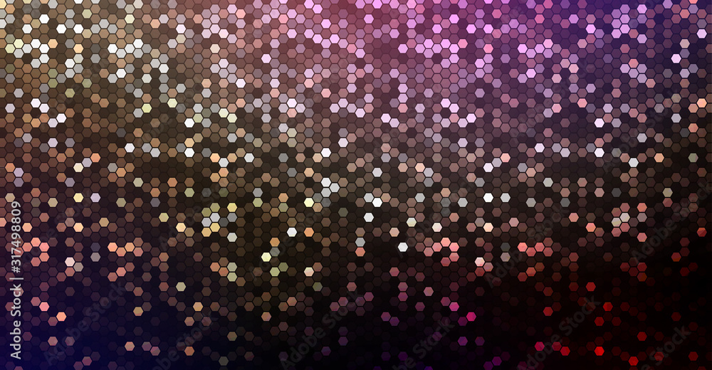 Multicolored dark background with a light mosaic of polygons Multicolored dark background with a light mosaic of polygons