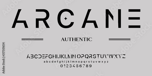 Font. Abc alphabet typeface. font digital  modern alphabet and number fonts. Typography alphabet  creative font and numbers design .new vector illustraion.typeface design