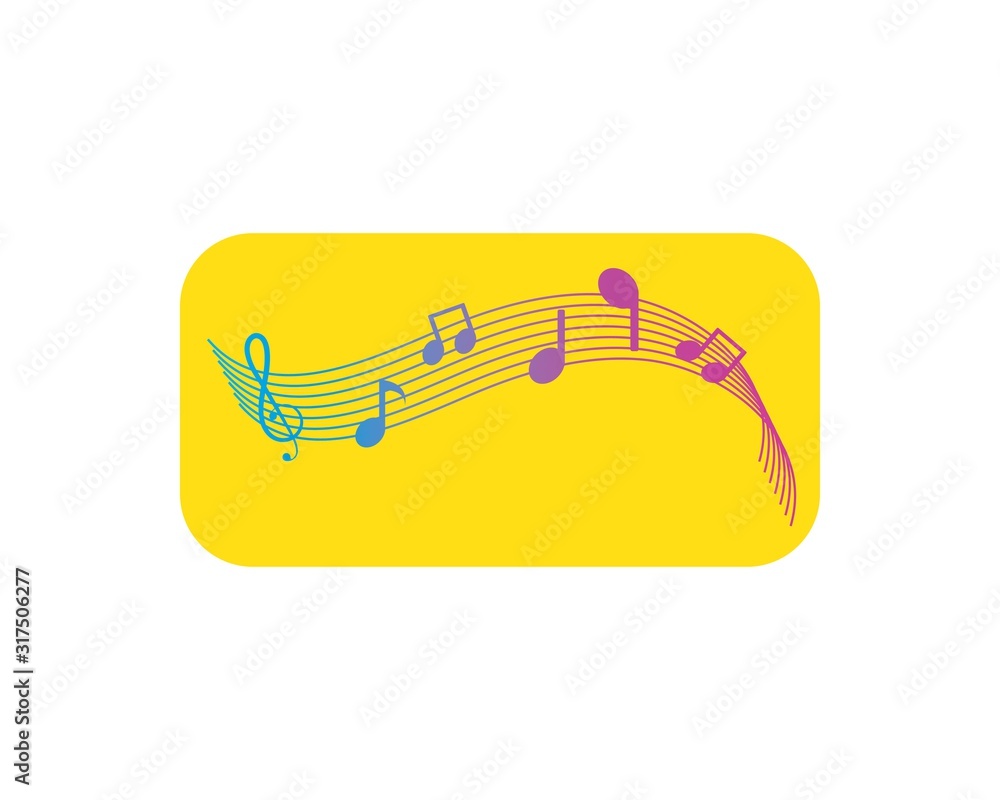 music note vector illustration icon music note vector illustration icon