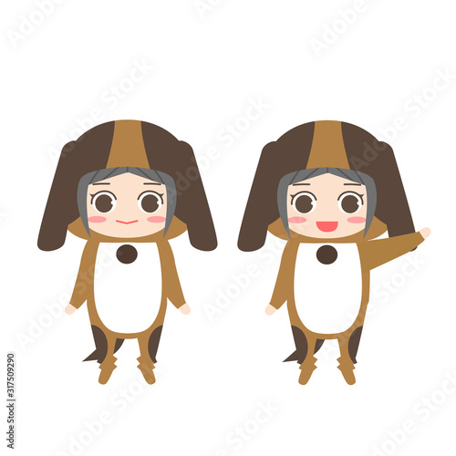 きぐるみ　犬