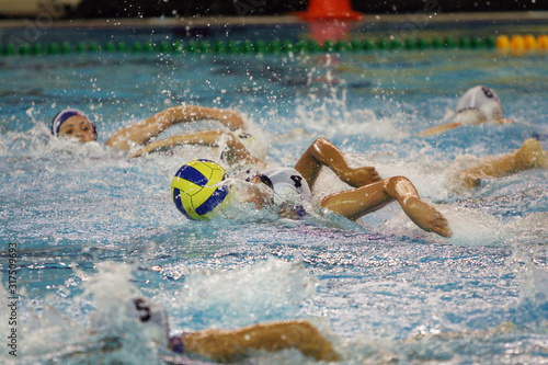 Water polo match dispute over ball