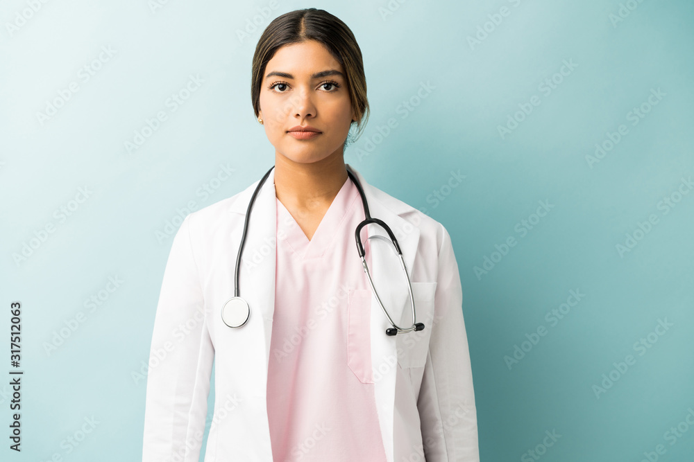 Doctor In Lab Coat And Stethoscope At Studio Doctor In Lab Coat And Stethoscope At Studio