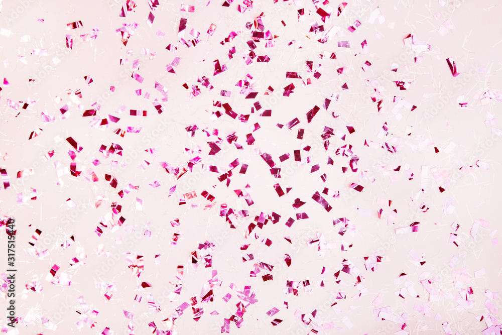 Naklejka premium Colorful confetti on a background.