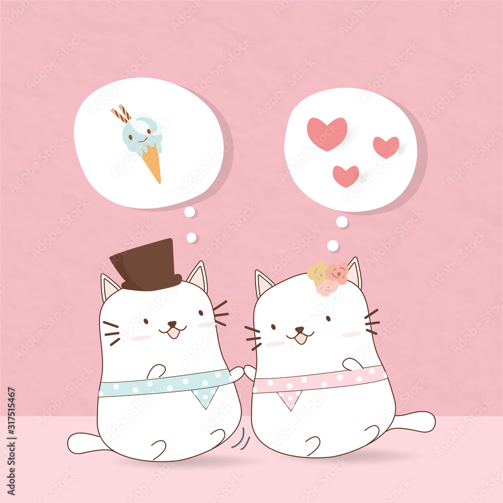 a cute couple of teddy bear is wearing scarf and hat.they are falling in love.talking about ice cream and dating.background colour is pink pastel paper texture.hanging out on valentine day. a cute couple of teddy bear is wearing scarf and hat.they are falling in love.talking about ice cream and dating.background colour is pink pastel paper texture.hanging out on valentine day.