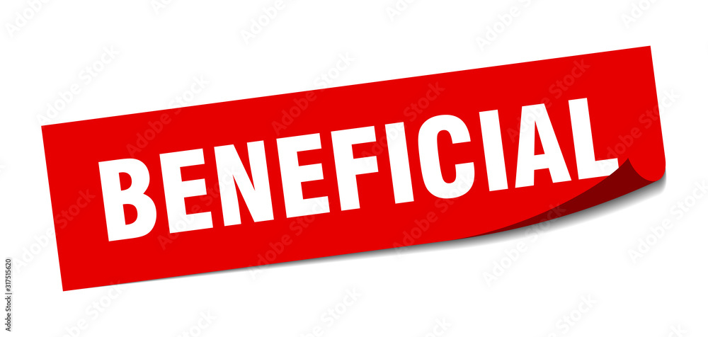 beneficial sticker. beneficial square sign. beneficial. peeler beneficial sticker. beneficial square sign. beneficial. peeler