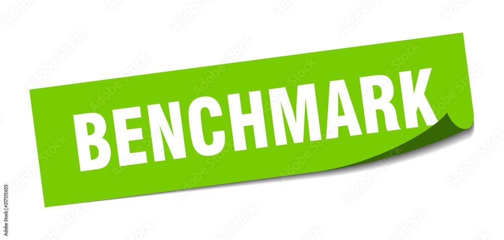 benchmark sticker. benchmark square sign. benchmark. peeler benchmark sticker. benchmark square sign. benchmark. peeler