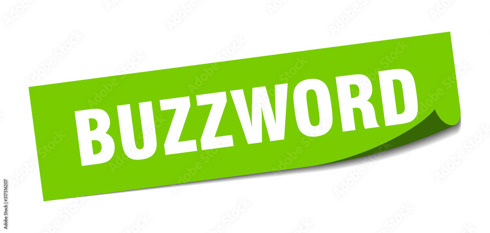buzzword sticker. buzzword square sign. buzzword. peeler buzzword sticker. buzzword square sign. buzzword. peeler