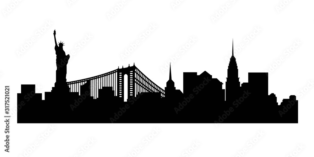 New York City Amrica Bridge Graphics