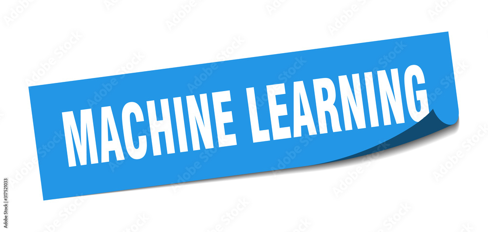 machine learning sticker. machine learning square sign. machine learning. peeler machine learning sticker. machine learning square sign. machine learning. peeler