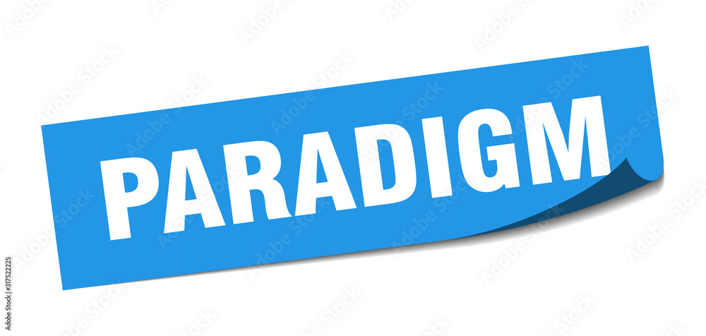 paradigm sticker. paradigm square sign. paradigm. peeler paradigm sticker. paradigm square sign. paradigm. peeler