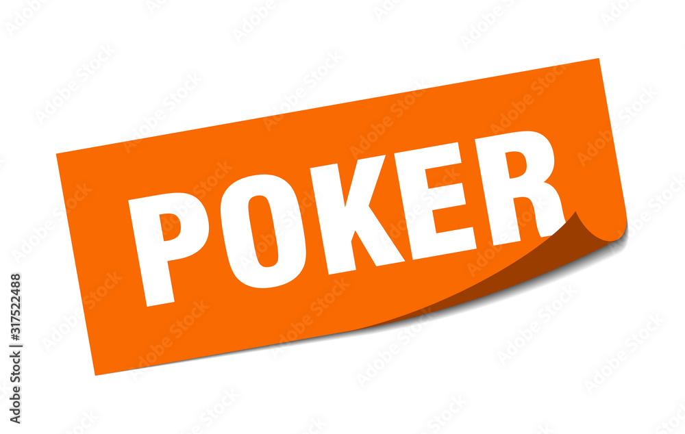 poker sticker. poker square sign. poker. peeler poker sticker. poker square sign. poker. peeler