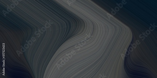 background graphic with modern waves background design with very dark blue, dim gray and dark slate gray color