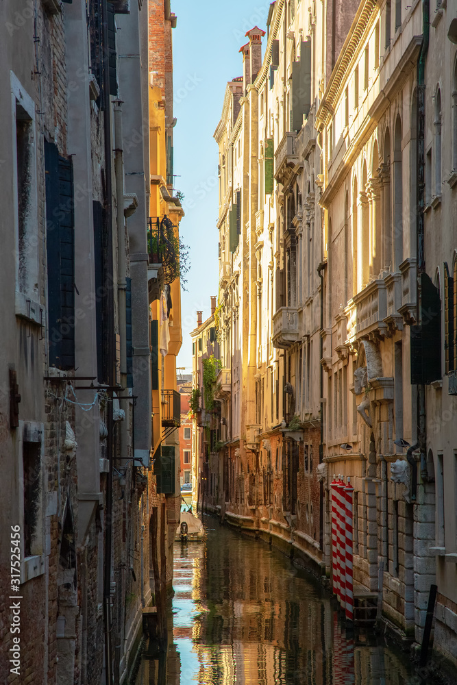 Very beautiful streets of Venice, canals of Venice.