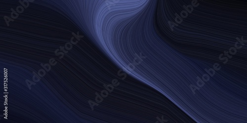 background graphic with curvy background design with very dark blue, dark slate blue and dark slate gray color © Eigens