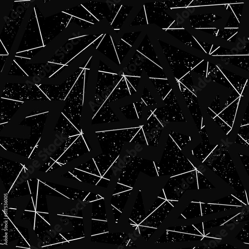 Abstract black texture with grunge effect