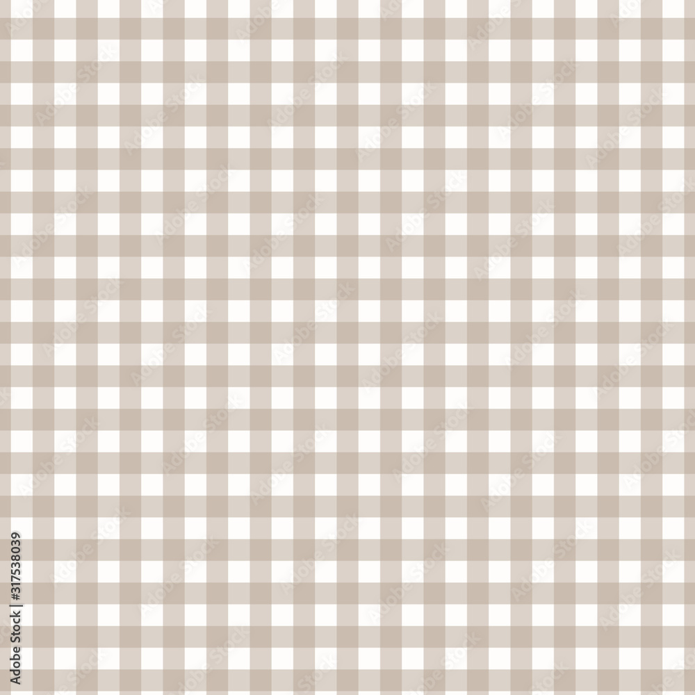 Beige and white buffalo plaids Beige and white buffalo plaids