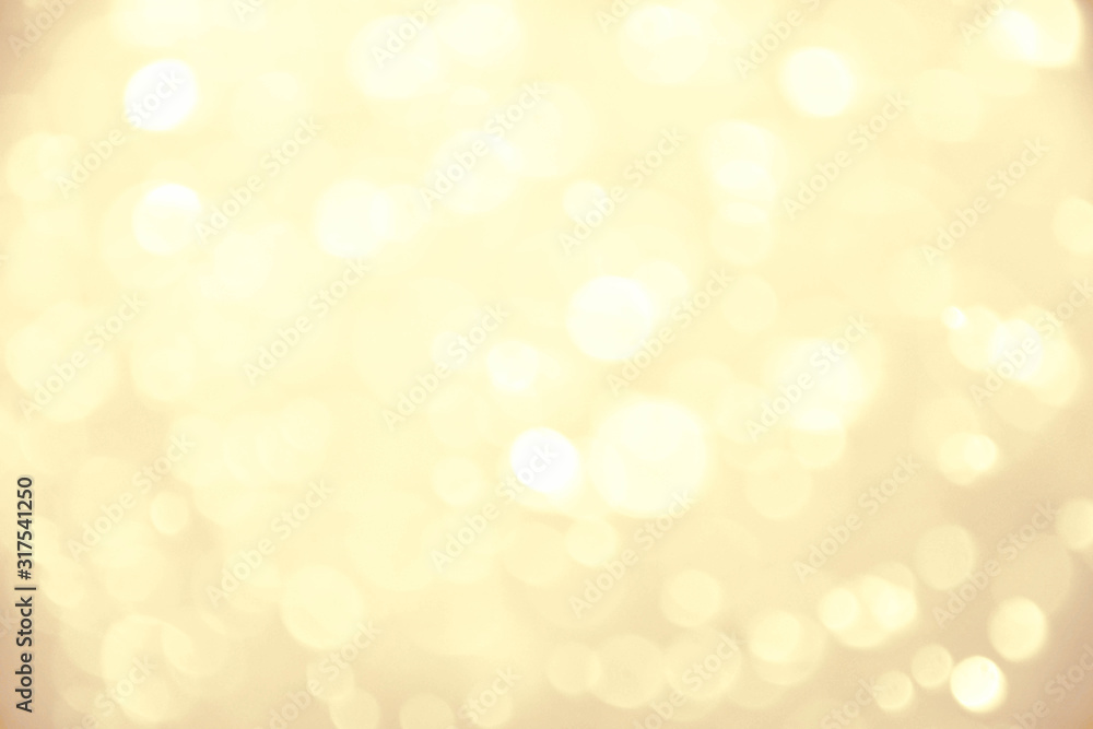 Abstract bokeh lights with soft light background. Blur wall.