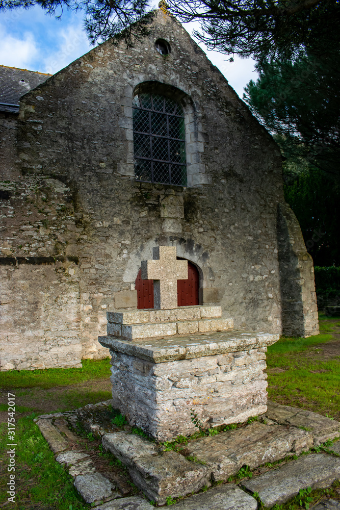 La chapelle Saint Jean-Baptiste de Prigny commune des Moutiers-en-Retz loire atlantique france