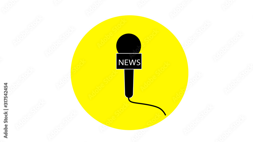 Voice microphone icon. Simple illustration of voice microphone Voice microphone icon. Simple illustration of voice microphone