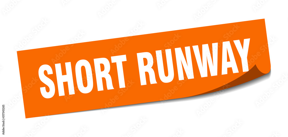 short runway sticker. short runway square sign. short runway. peeler short runway sticker. short runway square sign. short runway. peeler