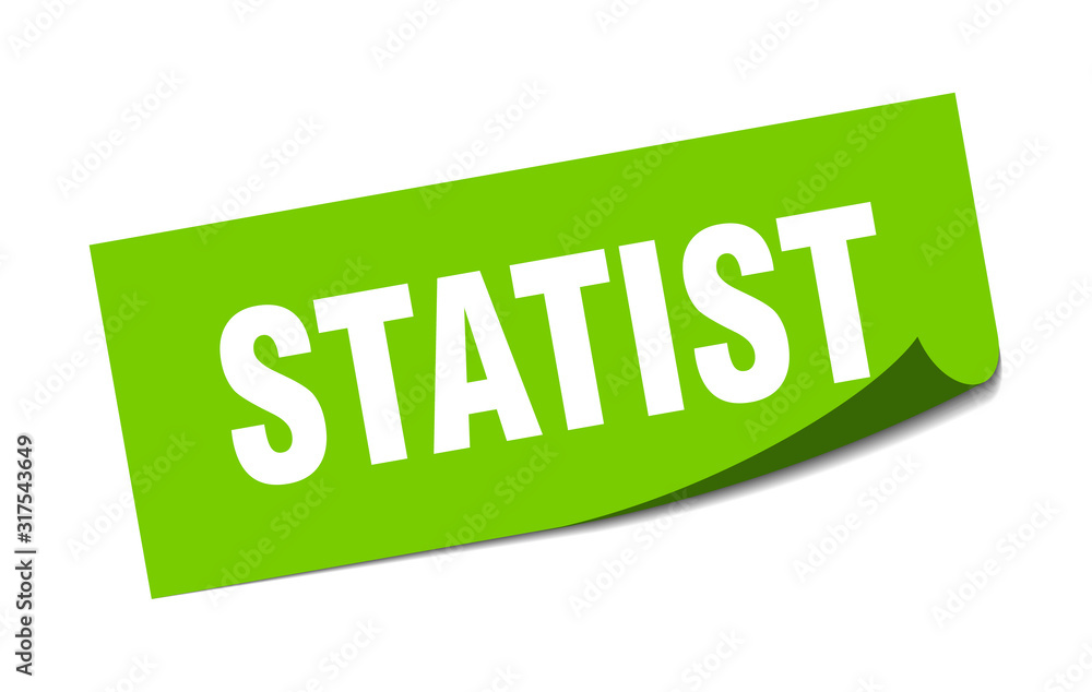 statist sticker. statist square sign. statist. peeler statist sticker. statist square sign. statist. peeler