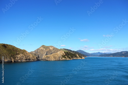 On a ferry from Picton to Wellington © Chawapong