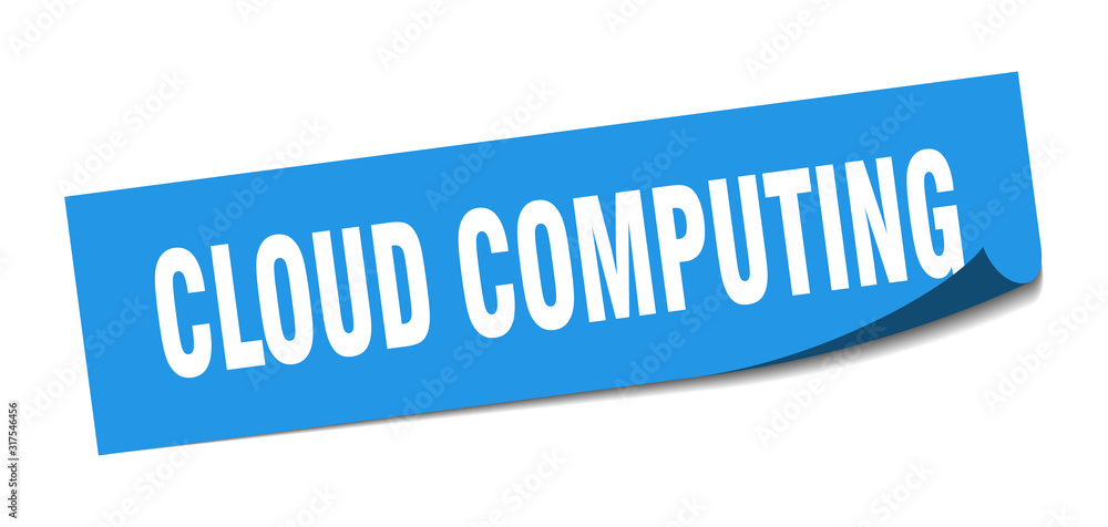 cloud computing sticker. cloud computing square sign. cloud computing. peeler cloud computing sticker. cloud computing square sign. cloud computing. peeler