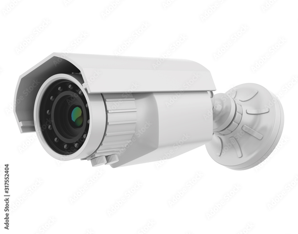 Surveillance CCTV Security Camera Isolated Surveillance CCTV Security Camera Isolated