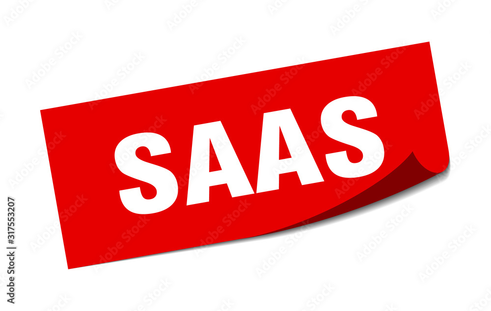 saas sticker. saas square sign. saas. peeler saas sticker. saas square sign. saas. peeler