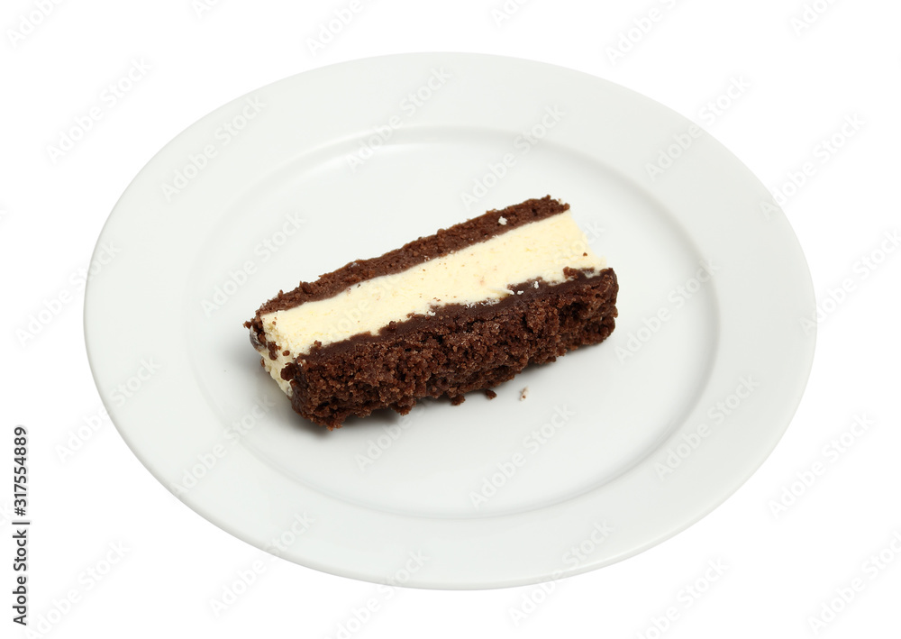 Cheesecake with chocolate crumble topping Cheesecake with chocolate crumble topping