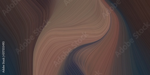 graphic design background with modern curvy waves background illustration with old mauve, very dark violet and pastel brown color. can be used as card, wallpaper or background texture