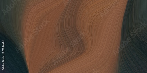 graphic design background with abstract waves illustration with old mauve, brown and very dark blue color. can be used as card, wallpaper or background texture