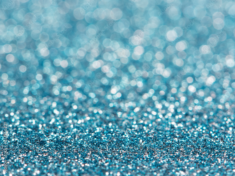 Abstract of blue bokeh light background Abstract of blue bokeh light background