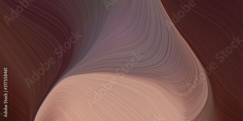 graphic design background with smooth swirl waves background design with old mauve, rosy brown and very dark magenta color. can be used as card, wallpaper or background texture