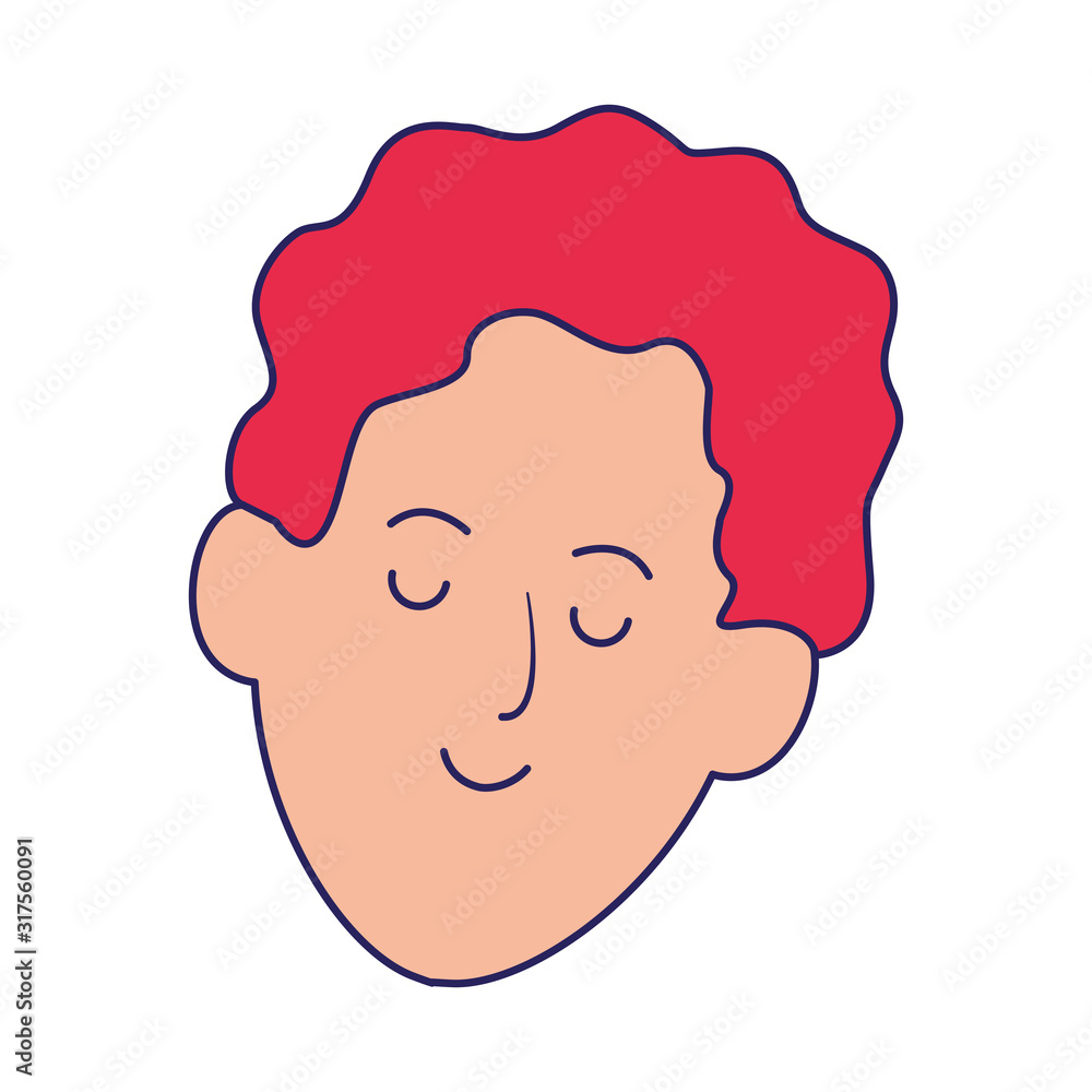 cartoon man face icon cartoon man face icon