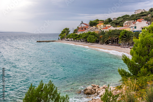 Beautiful Beach Near Makarska, Dalmatia, Croatia
