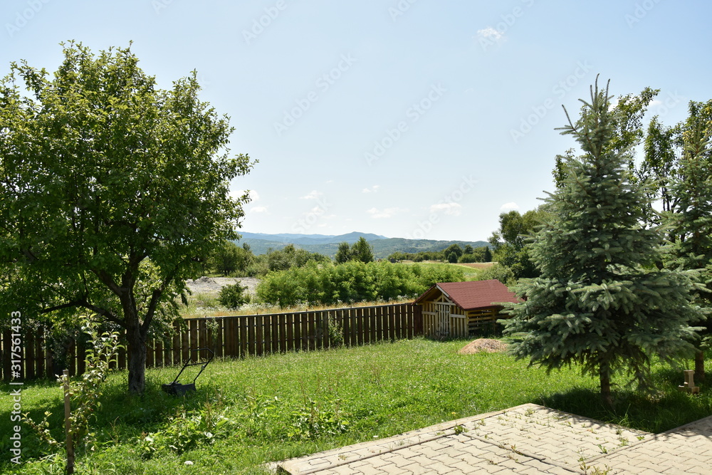 Bistrita,  summer landscape in Stramba 2019,ROMANIA