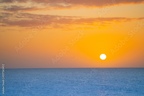 Fototapeta Naklejka Na Ścianę i Meble -  Sunrise over Deal waterfront.