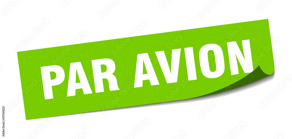 par avion sticker. par avion square sign. par avion. peeler par avion sticker. par avion square sign. par avion. peeler