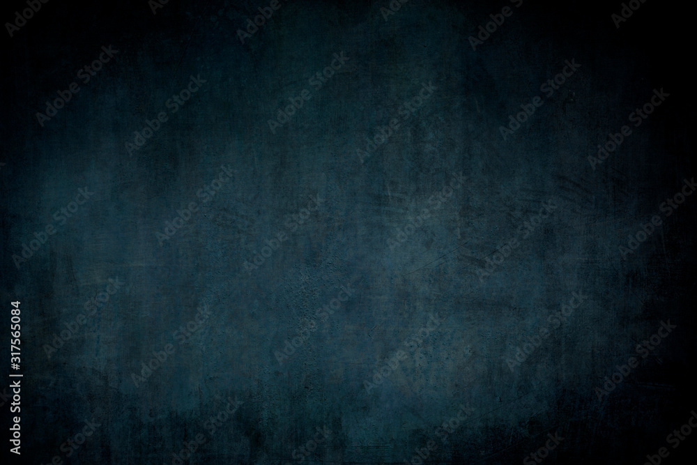 dark grungy blue background or texture