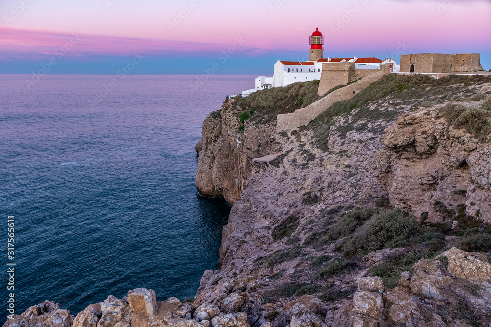 Lighthouse of Cabo de São Vicente, Sagres, Portugal