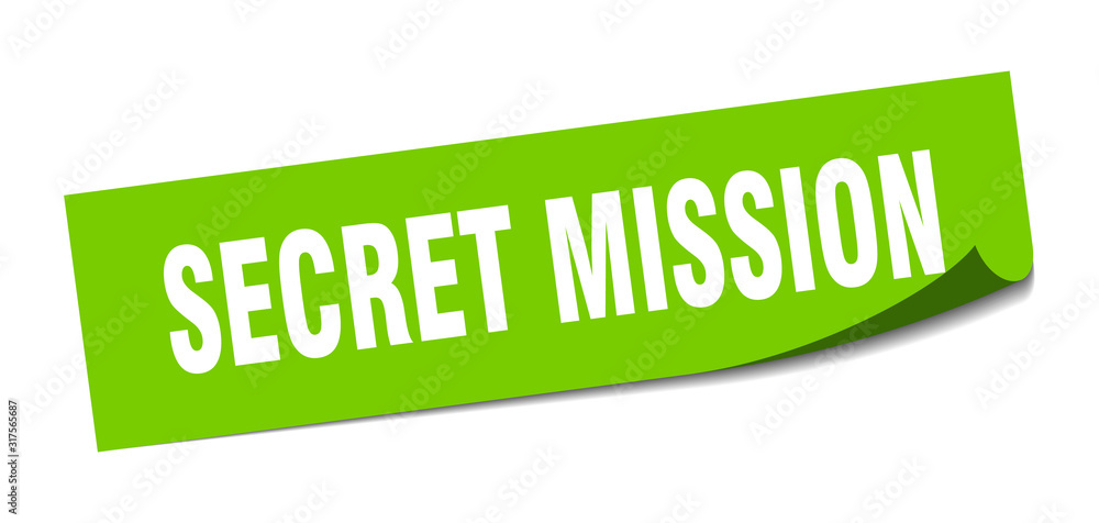 secret mission sticker. secret mission square sign. secret mission. peeler secret mission sticker. secret mission square sign. secret mission. peeler