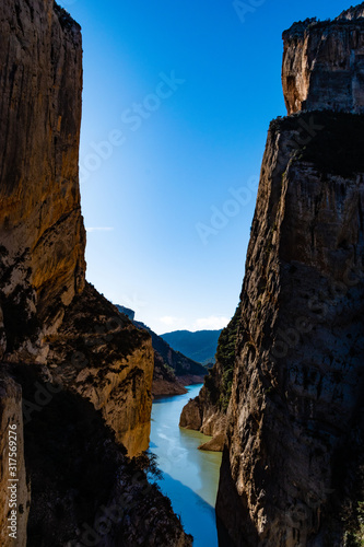 the gorge of mont-rebei (spain)