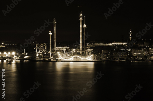 Canvas Print Gröna Lund Stockholm
