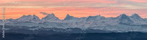 sunrise in the swiss alps © Marcel