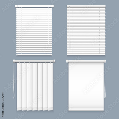 Blind window curtain or set of isolated louver