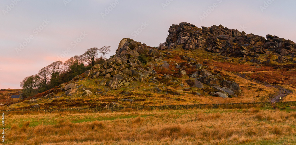 The Roaches on a foggy winters day The Roaches on a foggy winters day