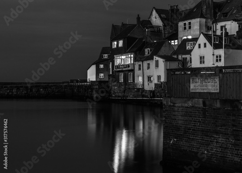 Whitby on a winters evening